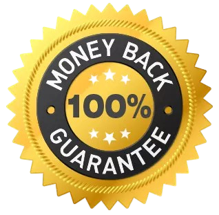 100% money bak guarantee