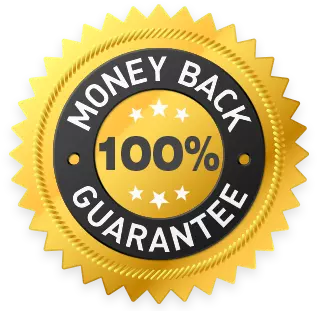 100% money back guarantee