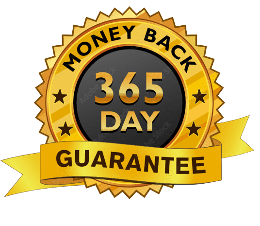 365 days money back guarantee