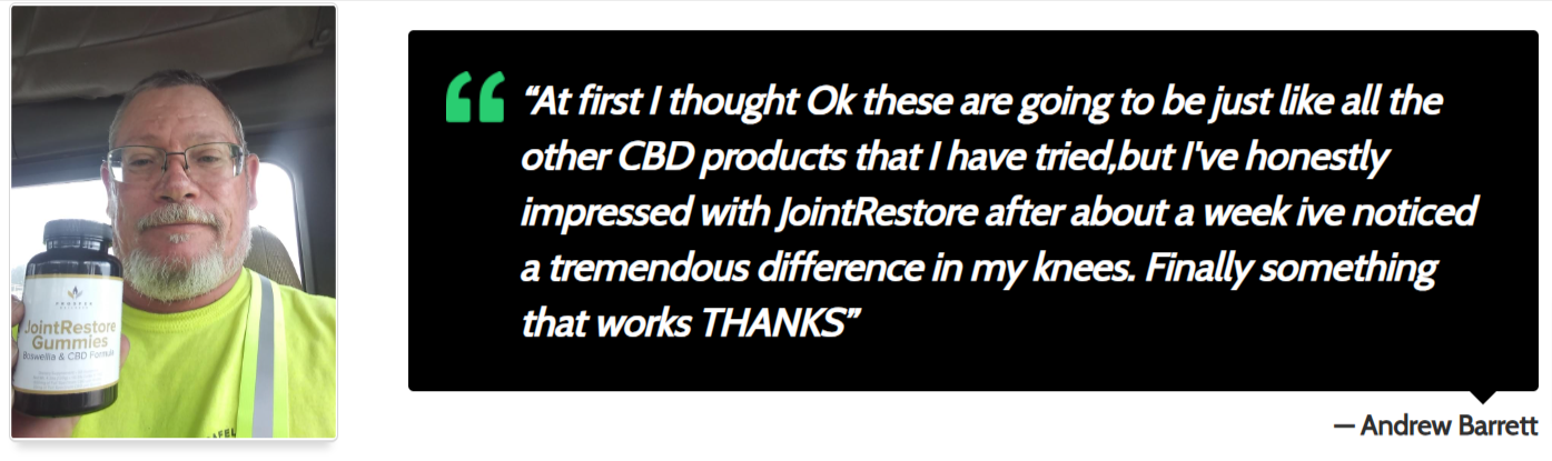 Joint Restore Gummies customer review