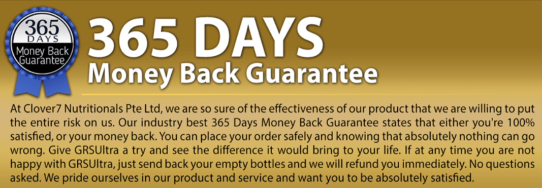 Money Back Guarantee