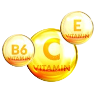 Vitamins C, E and B6